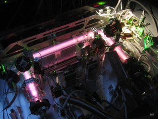 La instalación de plasma en la ISS. Foto: ESA